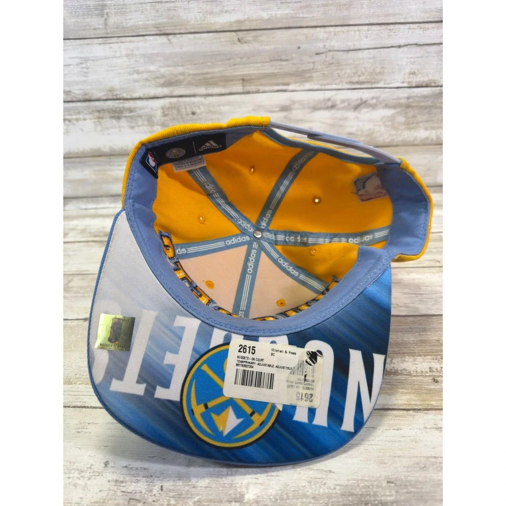 Denver Nuggets Hat Men's Adult NBA Basketball Cap Lid Sports Adidas‎ 2015